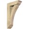 Ekena Millwork Thorton Traditional Rough Sawn Bracket w/ Offset Brace, Douglas Fir, 6"W x 18"D x 30"H BKT0604X18X30THR01RDF - alternate 1